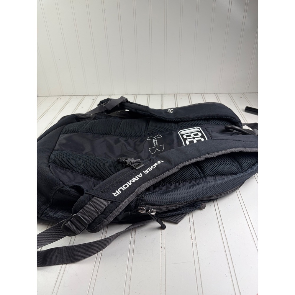 Under Armour Yard 2.0 Gray Black Backpack Unisex - Picture 3 of 10
